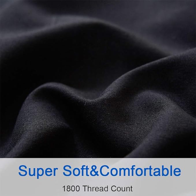 SONORO KATE Bed Sheet Set Super Soft Microfiber 1800 Thread Count Luxury - Image 5