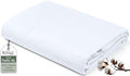 Royale Linens 100% Organic Cotton Twin XL Flat Sheet Only by ROYALELINENS