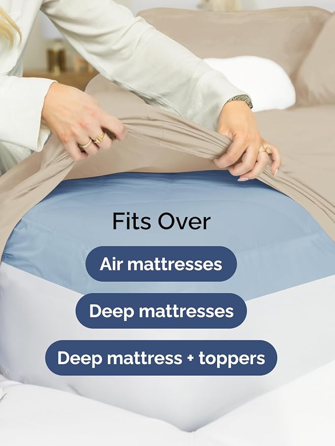 Extra Deep Full Fitted Sheet - Image 6