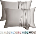 100% Silk Pillow Cases 2 Pack Queen Size Mulberry Silk Pillowcase by WLOSJ