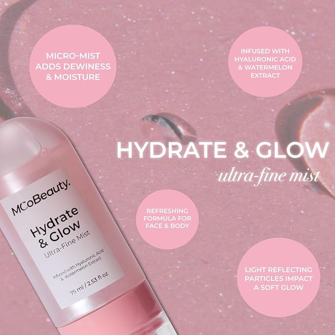 MCoBeauty Hydrate & Glow Ultra Fine Mist - Image 5