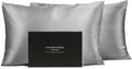 Fishers Finery 30mm 100% Pure Mulberry Silk Pillowcase Set, Quality Tested by FishersFinery