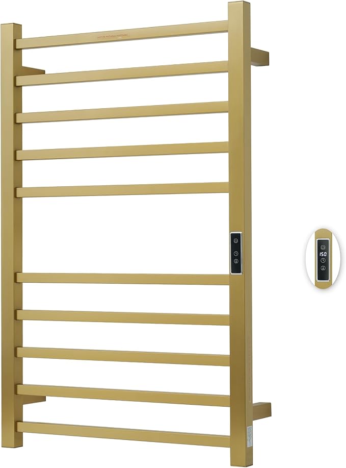 Heated Towel Racks for Bathroom, Wall Mounted Electric Towel Warmer Racks by BLARALA