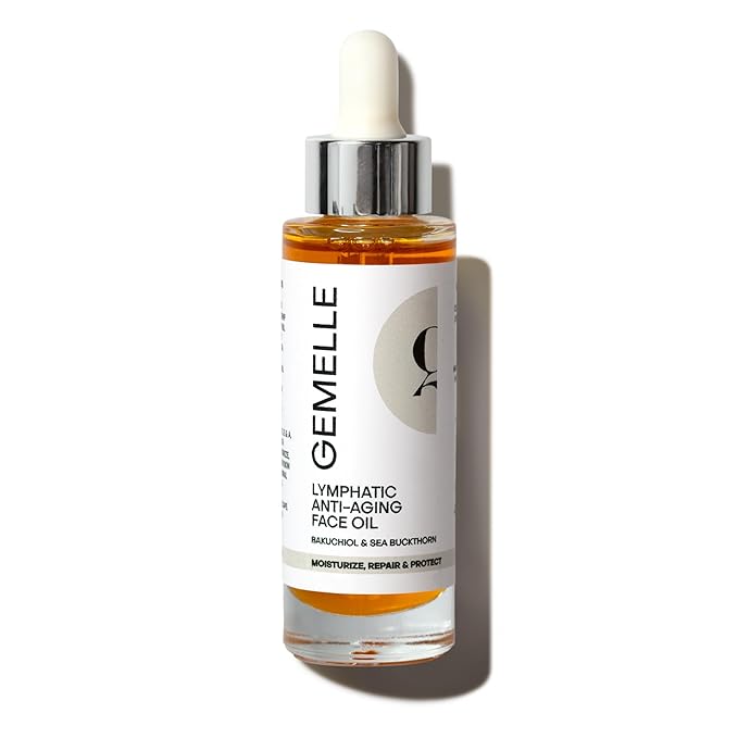 GEMELLE Lymphatic Anti-Aging Face Oil | 10x Award Winner | Vitamin C, A | by GEMELLE