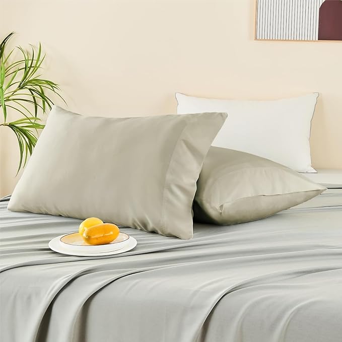 BEDELITE King Size Pillow Cases Set of 2, Rayon Derived from Bamboo, Cooling - Image 7