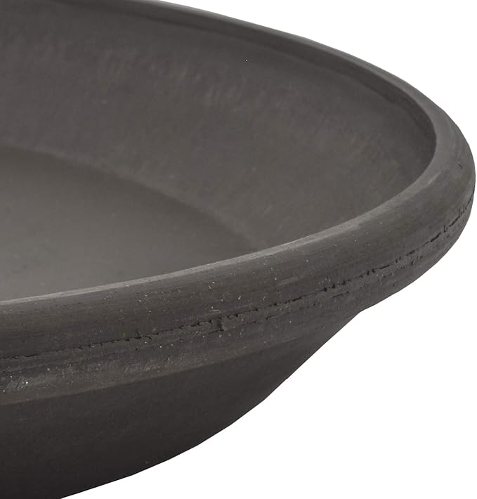 PSW Pot Collection AP25DC 10-inch Plastic/Stone/Wood Composite Plant Saucer - Image 3