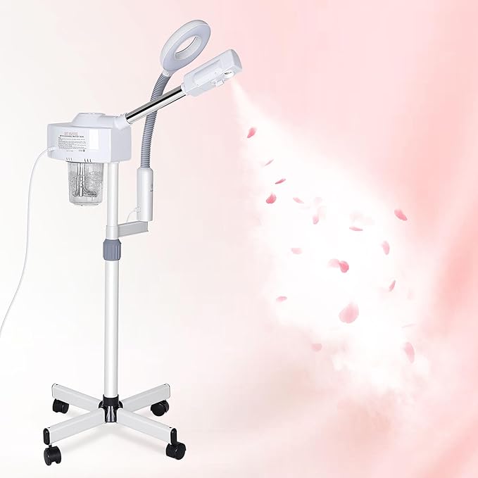 2 in 1 Facial Steamer 5X Magnifying Lamp by Saicool