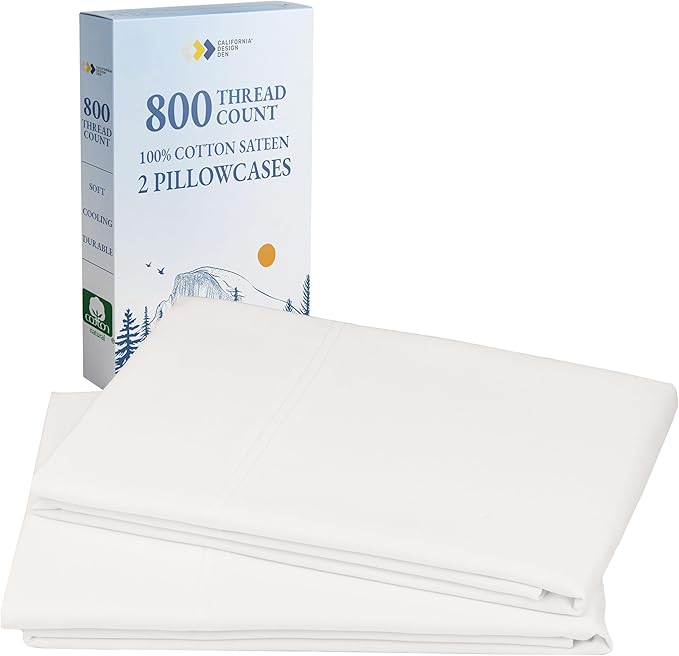 California Design Den Heirloom Soft, Smooth & Thick 800 Thread Count 100% by CaliforniaDesignDen