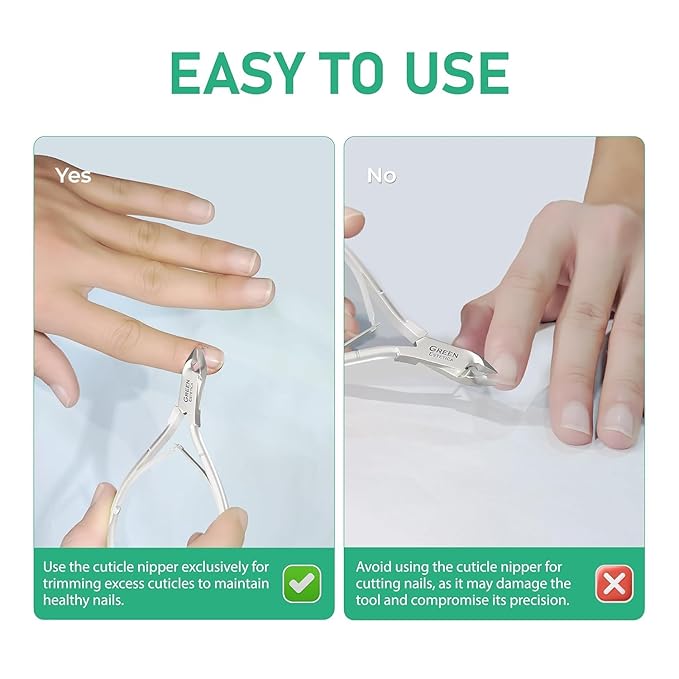 Professional Cuticle Trimmer Nail Cuticle Cutter Stainless Steel Cuticle Nippers - Image 8