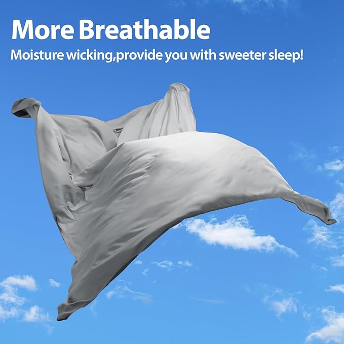 Bamboo Viscose Flat Sheets Only, 400 Thread Count Sateen Weave Twin Size Flat - Image 5