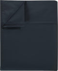 Flat Sheet Only Queen Size, 400 TC 100% Egyptian Cotton Flat Sheet Black Cotton by ShunjieHome