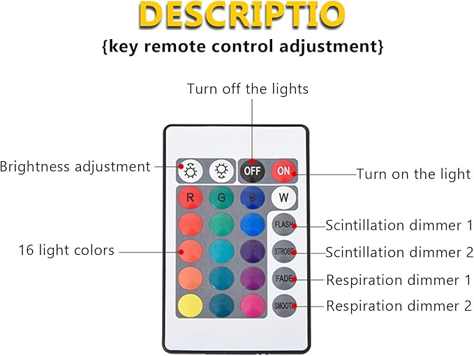 Ocean Wave Projector Light, 16-Color LED Cube Lamp - Image 5