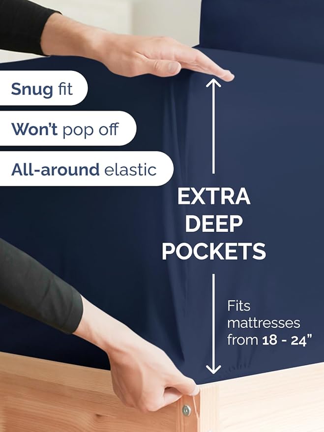 Extra Deep Cal King Sheet Set - Image 3