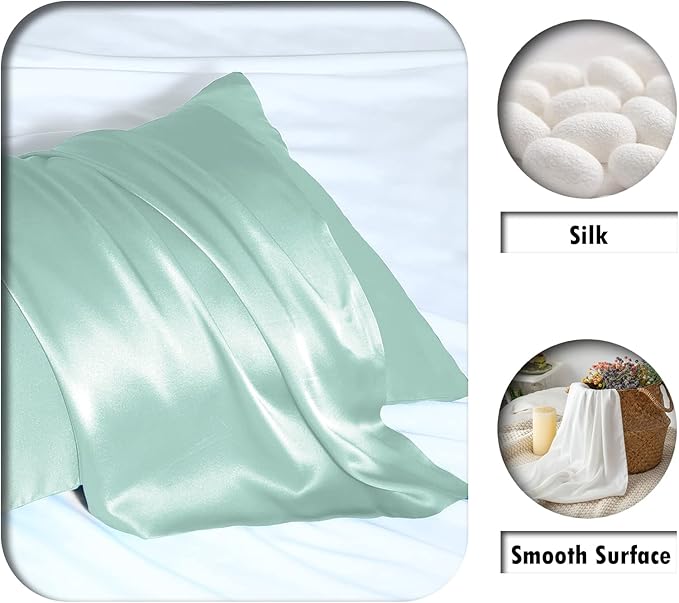 Natural Mulberry Silk Pillowcase - Image 2