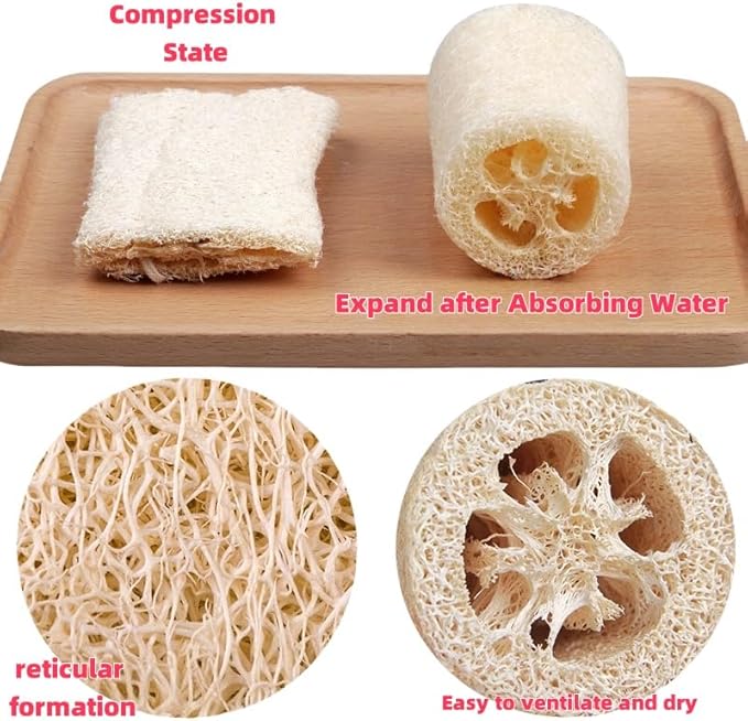 Loofah Body Scrubber Sponge 6-Pack - Image 5