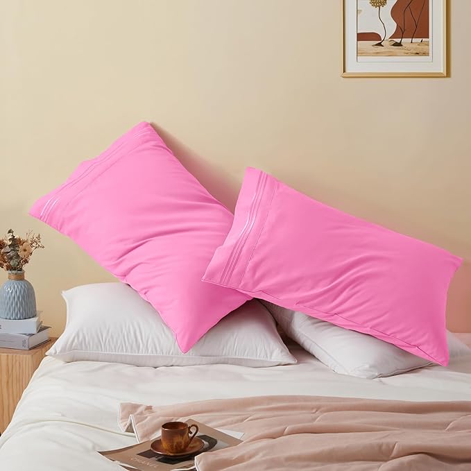 Vonty 2 Pack King Pillow Cases - Image 4