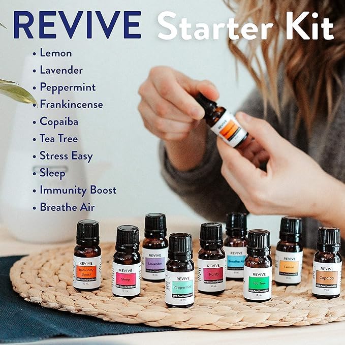 Starter Kit with Halo Diffuser by Revive Essential Oils - Image 2