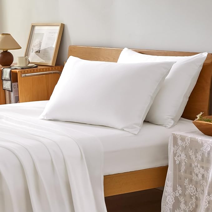 Homiest Cooling Pillow Cases Queen Size Set of 2, 100% Rayon Derived from - Image 2