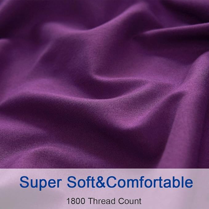 SONORO KATE Bed Sheet Set Super Soft Microfiber 1800 Thread Count Luxury - Image 5