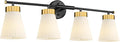 4-Light Bathroom Light Fixture, HWH 32 Inch Vanity Lights Over Mirror, Modern by HWHINVESTMENT