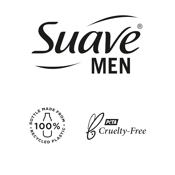 Suave Men Moisturizing Body & Face Wash, - Image 7
