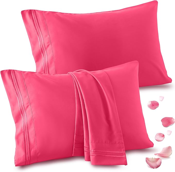 Vonty 2 Pack Queen Pillow Cases by CreateCozyLife