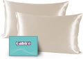 Gabire Mulberry Silk Queen Size Pillow Cases Set of 2, Ultra Smooth Soft by MulberrySilkPillowcases