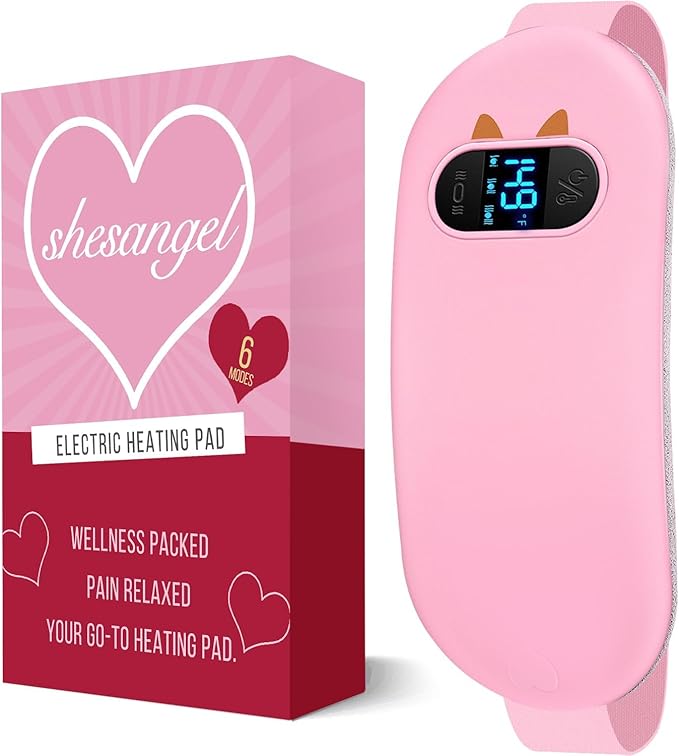 Portable Heating Pad for Period Cramps: CordlessMenstrual Heating Pad by shesangel
