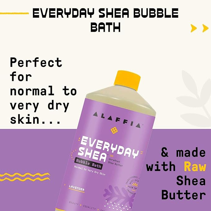 Alaffia Bubble Bath, Lavender – Everyday Shea Moisturizing Formula - Image 4