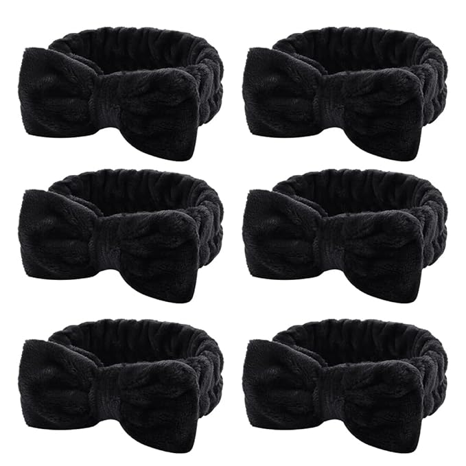 WHAVEL 6 Pack Spa Headbands by Whavel