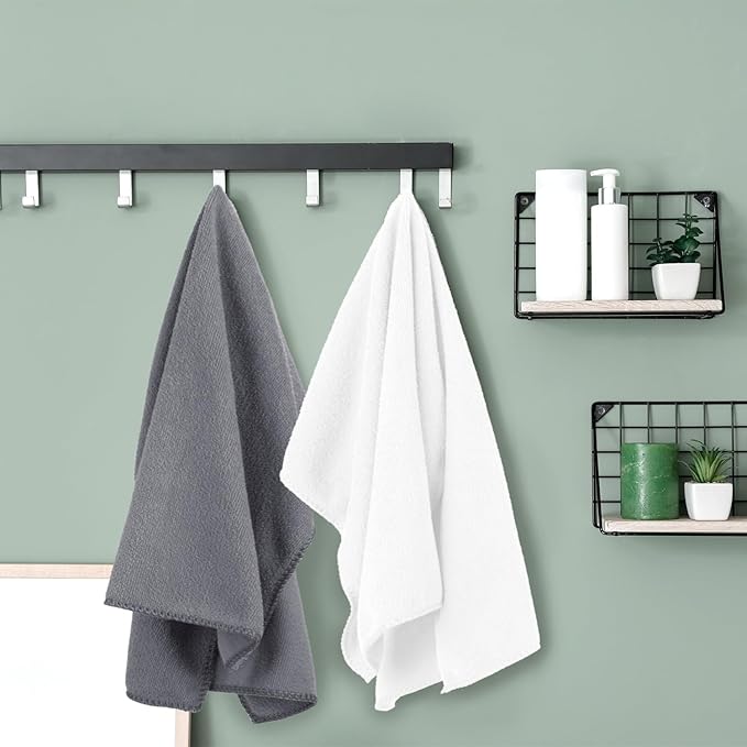 JML Microfiber Bath Towels, Bath Towel 4 Pack 30" x 60", Super Absorbent and - Image 9