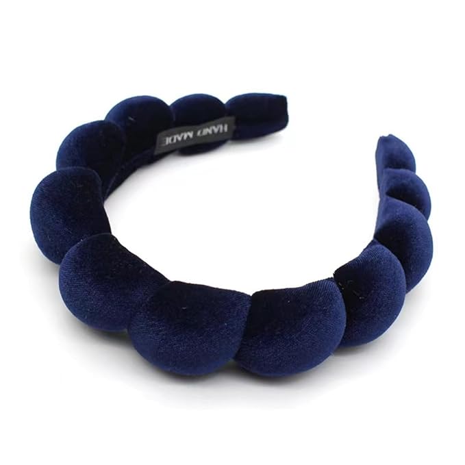 Fashion Headbands for Women Padded Fabric Hair Bands Wide Velvet Non Slip by Uchyius