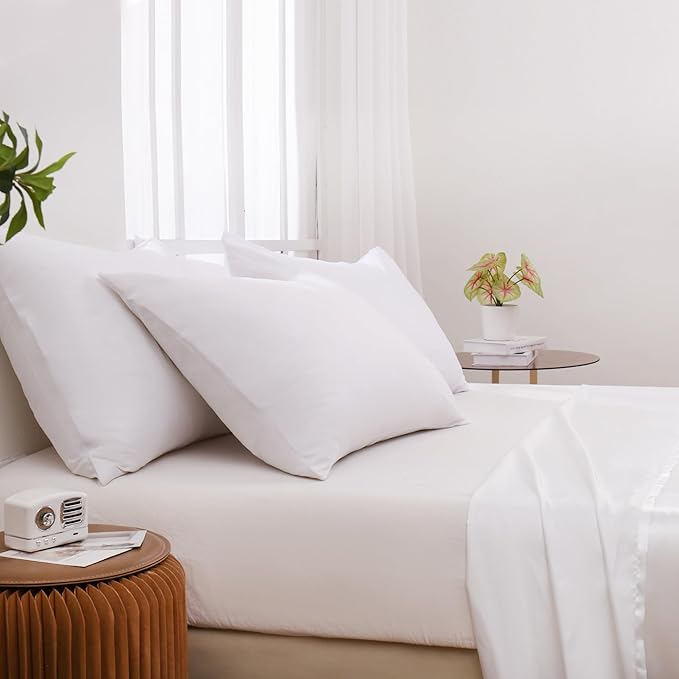 White Pillowcases Queen Size 48 Pack - Image 7