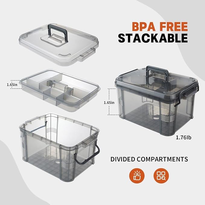 HEY FOLY 15qt Medicine Organizer Storage Box - Image 2