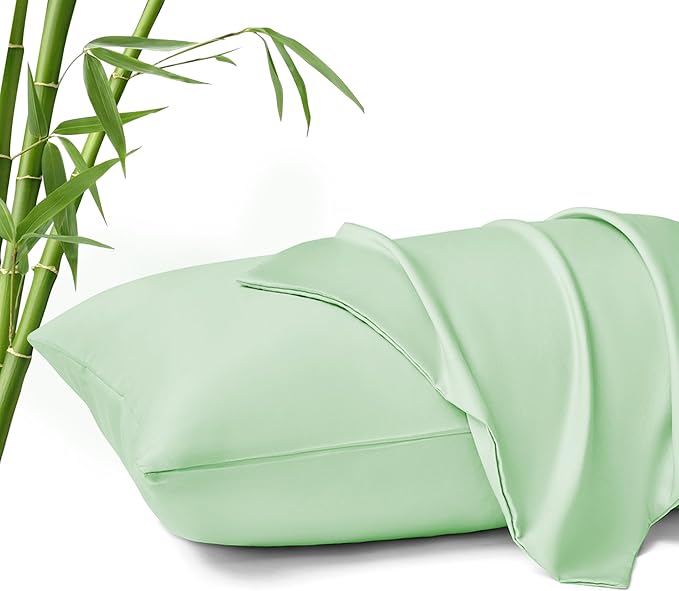 MR&HM Queen Pillow Cases Set of 2, Cooling Pillow Case by MRHM