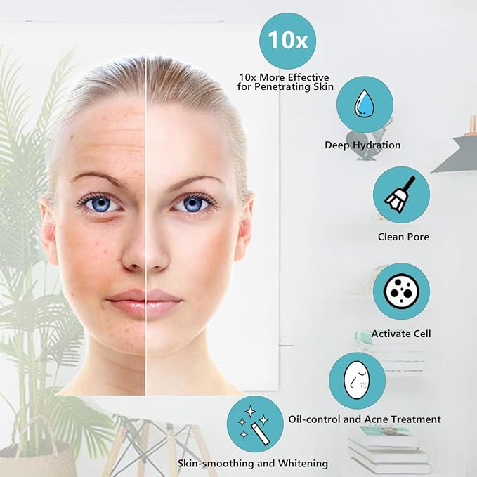 Facial Steamer-Nano Ionic Facial Steamer Warm Mist Humidifier Atomizer Sprayer - Image 3