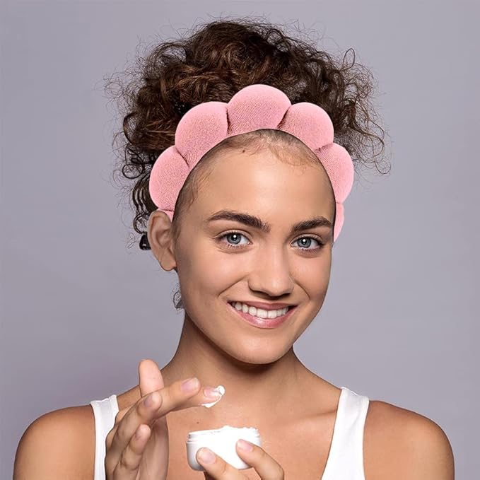 Spa Headbands for Washing Face or Facial, Makeup Headband for Women, Skincare - Image 5