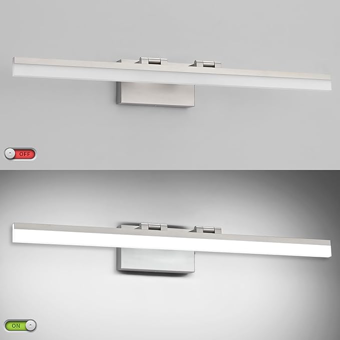 SOLFART 31.5 Inch Dimmable Bathroom Vanity Lights Over Mirror 5 Color - Image 9