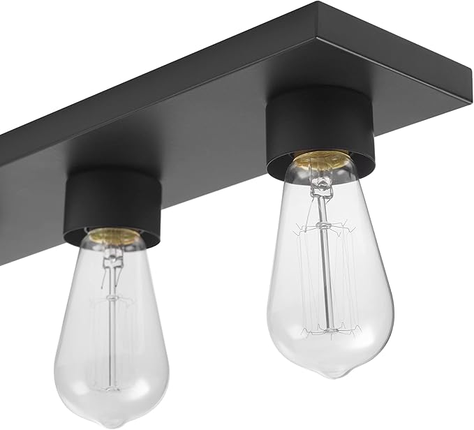 Globe Electric 5-Light Vanity Light, Matte Black, Modern Glam, Bathroom Fixture - Image 7
