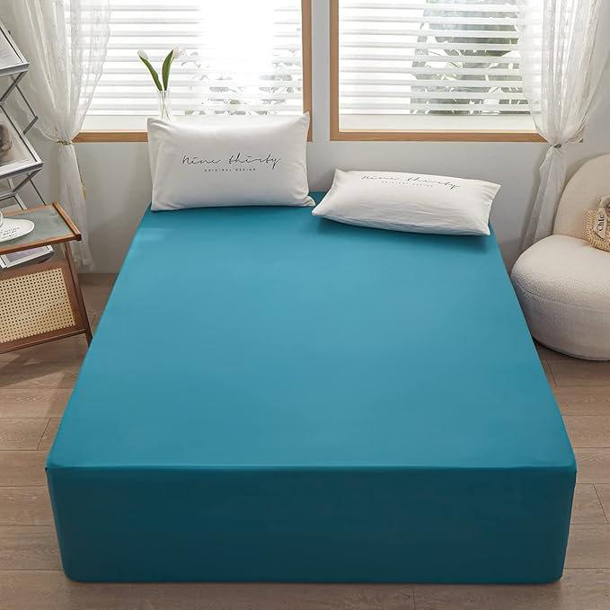 Bedding TwinXL Size Fitted Sheet Only-TwinXL Size Deep Pocket Bottom Fitted - Image 2