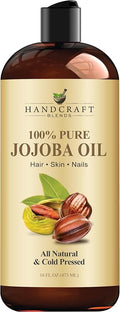 Handcraft Blends Jojoba Oil | 100% Pure and Natural | Ayurvedic Skin Care | by HandcraftBlends