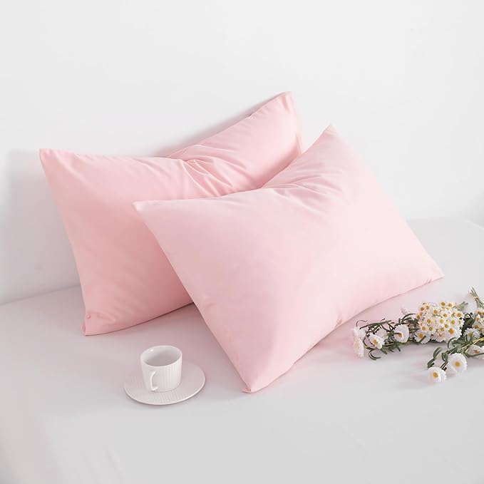 FLXXIE King Pillow Cases Set of 2, Soft Microfiber Pillow Covers - Image 5