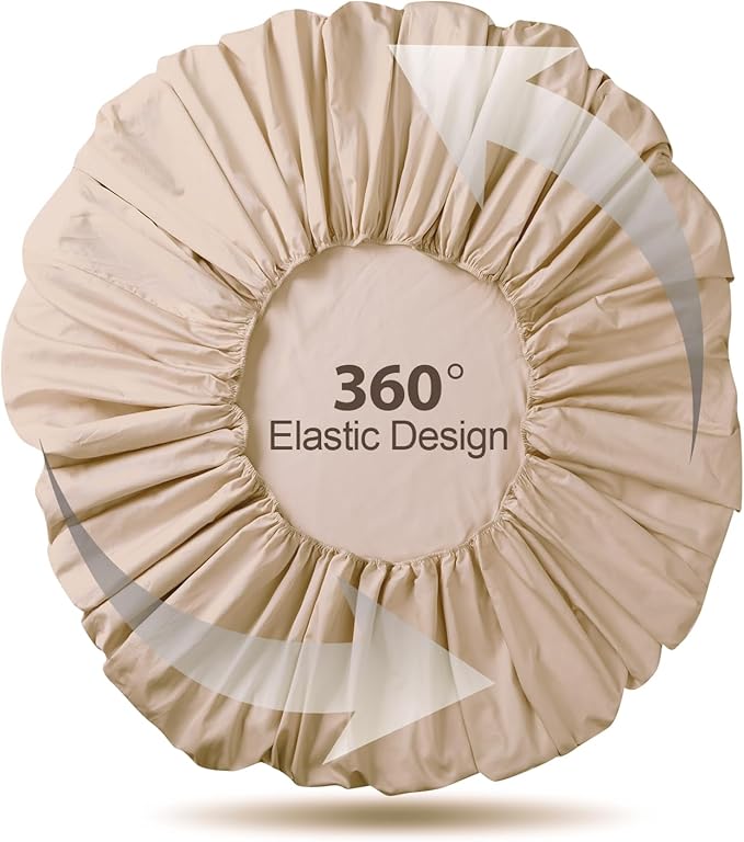 100% Egyptian Cotton Fitted Sheet Full Size, 600 Thread Count, Single Fitted - Image 6