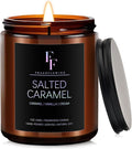Salted Caramel Scented Candle for Home Soy Wax Candle, Aromatherapy Candle Gift by FFFRAGRFLOWING