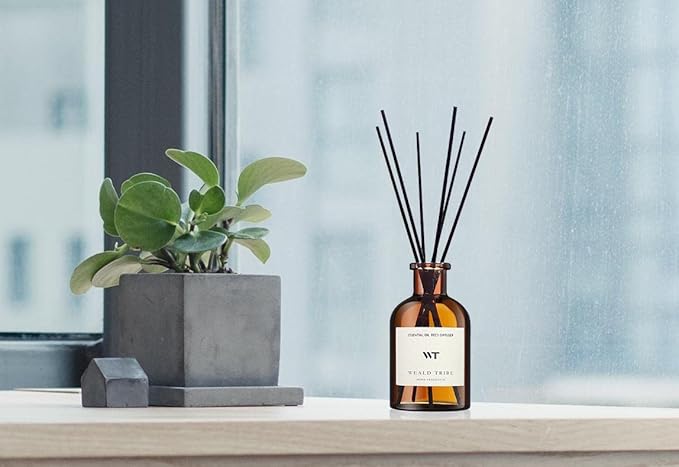WEALD TRIBE Reed Diffuser Set for Bathroom Air Fresheners, Oil Diffuser Sticks - Image 4