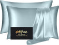 DKBslik Silk Pillowcase 2 Pack, Natural Mulberry Silk Pillow Case, Anti Acne by HOME