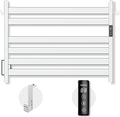K&KALONZO Towel Warmer for Bathroom, Wall-Mounted 6-Bar Heated Towel Rack by KKALONZO