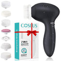 COSLUS Facial Cleansing Brush Silicone Face Scrubber: 7 in 1 FBS-D Electric by COSLUS