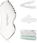 LeMeeOly Stainless Steel Gua Sha Facial Tools Metal GuaSha Tool by LeMeeOly