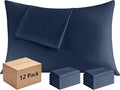 Pillowcases Standard 12 Pack, 20x26 Pillow Cases by Culve